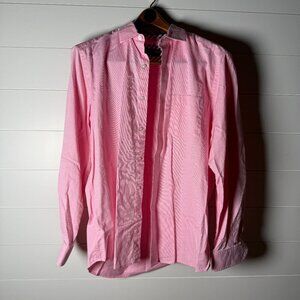 Johnston & Murphy Men's Pink Long Sleeve Dress Shirt Size Large